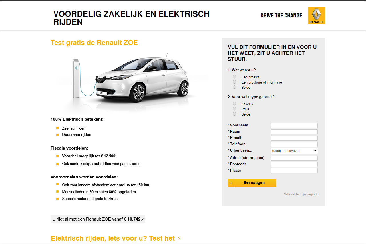 Newsletter Renault Zoë
